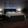 vidaXL Boxspringbett 180 x 200 cm Schwarz