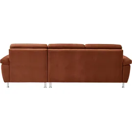 CALIZZA INTERIORS »Onyx L-Form«, Recamiere links oder rechts, wahlweise mit Bettfunktion, Breite 270 cm