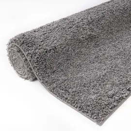OTTO home Hochflor-Teppich OTTO HOME "Viva Shaggy, in Standard- und Premium-Qualität, 30 mm oder 45 mm Höhe" Gr. 11, grau (stone), B:67cm H:30mm L:230cm, Kunstfaser, Teppiche, Uni Farben, einfarbig, weich, kuschelig, Läufer, Kundenliebling