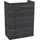 Fackelmann Waschbeckenunterschrank SBC 44 x 60 x 24,3 cm Dark Oak