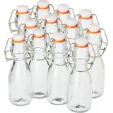 VBS XXL Bügelflaschen 100 ml", 12 Stück - Transparent