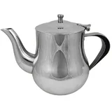 Legro Edelstahl Holzkohle Samowar 5 Liter mit Teekanne + Schornstein Wasserkocher