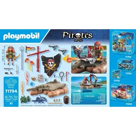 Playmobil Pirates - Schatzbergung auf Piratenfloss (71794)