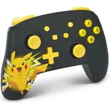 PowerA Pikachu Ecstatic (Switch OLED, Switch Lite, Switch), Gaming Controller, Schwarz, Gelb