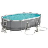 Bestway Schwimmbecken Gartenpool Schwimmbad Swimming Frame Pool Power 10949 L