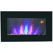 Homcom Wandkamin schwarz