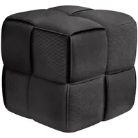 CLP Sitzhocker Cord Forinta dunkelgrau