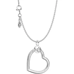 Pandora 51757 Damen-Kette Silber 925 mit Anhänger Moments Heart O