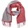 Antonio Damen Schal soft Cashmera - lachs/grau