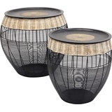 Kare Beistelltisch African Drums (2/Set),