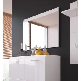 living charm Garderobenspiegel MERANO 87 x 63 cm Weiß