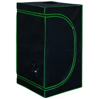 Kingpower Grow Zelt für Pflanzen Zuchtzelt Gewächshaus Box Zuchtschrank Garten Anzucht Gemüse Kräuter Grow Schrank Indoor Blumen klein Tomaten Hydro Green, Größe:60 x 60 x 120 cm (03)