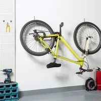 Navaris 8x Garagenhaken - Wandhaken Set - Garage Aufbewahrungshaken