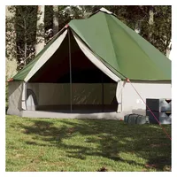 vidaXL Tipi Familienzelt 8 Personen Grün