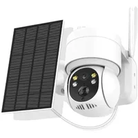 Outdoor WiFi PTZ Kamera, solarbetrieben, 4MP HD Auflösung, Weiße Nur-4MP-Kamera