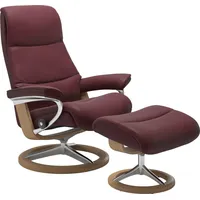 Stressless Stressless® Fußhocker »View« mit Signature Base,Gestell Eiche rot