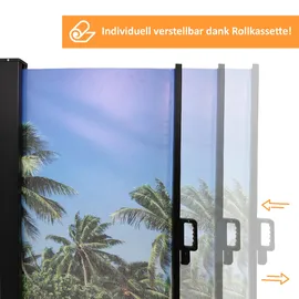 Westerholt Seitenmarkise 160 x 280 cm Mehrfarbig Stahl