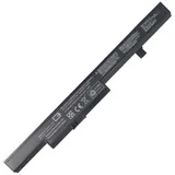 AccuCell Akku passend für Lenovo B40, N40, N50, Li-Ion, 14,4V, 2200mAh, 31,7Wh, black
