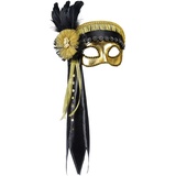 W WIDMANN MILANO Party Fashion 03877 - Deluxe Augenmaske Cleopatra, Ägypten, Pharao, Faschingskostüme, Karneval