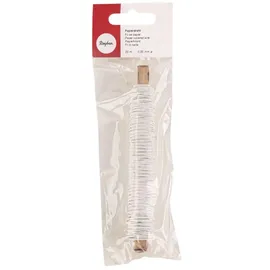 Rayher Papierdraht Basteldraht 0,55 mm 20 m weiß