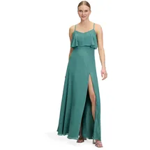 Vera Mont Abendkleid Volant Grün 40