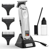 Fagaci Profi Zero Gap Haartrimmer Herren, 5-Fach längere Schärfe Konturen Haarschneidemaschine 0 mm, Haarschneider Herren Akku Mit Bürstenloser Motor, Detailer Haar Trimmer & Konturenschneider