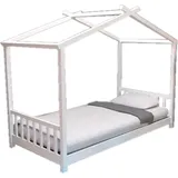 Hti-Living Kinderbett Neo 90 x 200 cm Holz MDF weiß