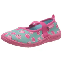Playshoes Hausschuhe Eulen Blau 22