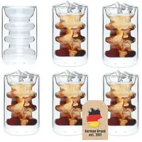 Intirilife Doppelwandiges Teeglas 0,19 l 6-tlg.