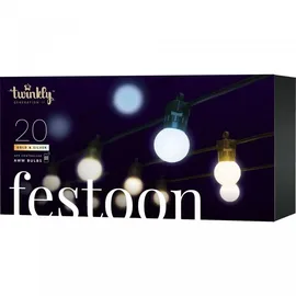 Twinkly Festoon 20L AWW 10m für Innen und Außen- IP44,