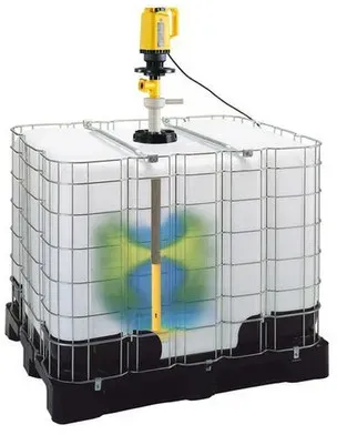Mischwerk und Container-Pumpe aus Polypropylen (PP), für Chemikaliengemische etc.