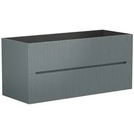 vente-unique Waschbeckenunterschrank Pavani grau 120 cm,