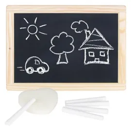 GoKi 58952 Schreibtafel 26 x 0,5 x 19 cm, Holz, Schwamm und 5 Kreiden