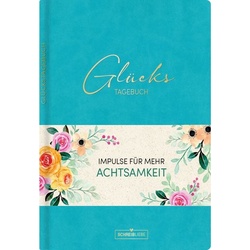 Glückstagebuch Soft Touch Aquamarin, vegan