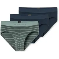 SCHIESSER Herren 3 Pack Slips Bio Baumwolle Multipack -