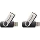 Intenso Basic Line 64 GB USB-Stick USB 2.0 Silber/schwarz (Packung mit 2)