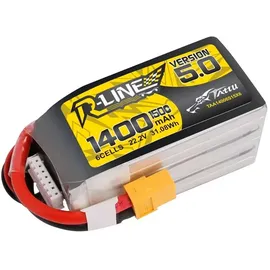 Tattu Akku 5.0 1400mAh 22,2V 150C 6S1P XT60
