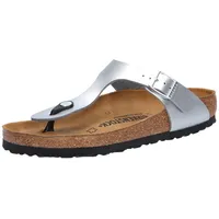 Birkenstock Gizeh Birko-Flor silver 38