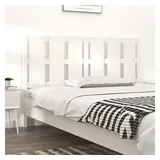 vidaXL Weiß 155,5x4x100 cm Massivholz Kiefer