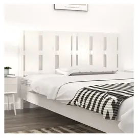 vidaXL Weiß 155,5x4x100 cm Massivholz Kiefer