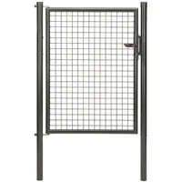 GAH Alberts Wellengitter-Einzeltor 100 x 125 cm anthrazit