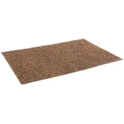 Nadelvliesteppich "MALTA", braun, B:200cm H:2,5mm L:700cm, Polypropylen, PRIMAFLOR-IDEEN IN TEXTIL, Teppiche, strapazierfähig, Uni-Farben, Kurzflor Teppich, Nadelvlies