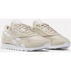 Sneaker REEBOK CLASSIC "CLASSIC NYLON", Gr. 40, beige (classic beige), Leder, Synthetik, Textil, sportlich, Schuhe