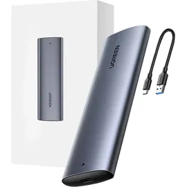 UGREEN 10903, SSD-Gehäuse, M.2, Serial ATA III, 5 Gbit/s, USB Anschluss, Schwarz, Grau