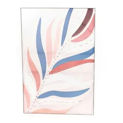 Leinwand Blätter XXL 80x120cm - Mehrfarbig Rechteck Holz Amadeus 82.59x4.299 cm