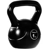 MOVIT Kettlebell Kugelhantel schwarz (1 Kg; 2 Kg; 6 Kg)