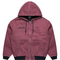 Obey Local service zip up hoodie - Rot - M