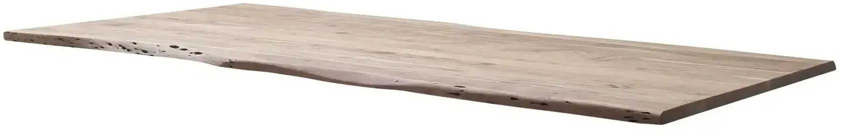 Dine + Mine Tischplatte mit Baumkante SigNature One ¦ holzfarben ¦ Maße (cm): B: 90 H: 2,5