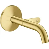 Hansgrohe One Waschtischarmatur Auslauf Brushed Brass