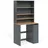 Vicco Waschmaschinenschrank Viktor 93,6 x 88,2 cm Silber
